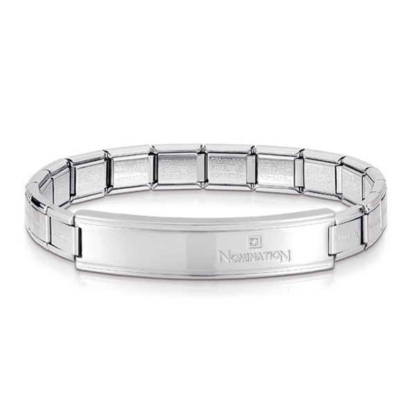 노미네이션 팔찌 TRENDSETTER (트렌드세터) bracelets in stainless steel with diamonds 021107/005