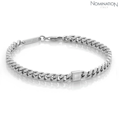 노미네이션 팔찌 BOND (본드) Bracelet in stainless steel SMALL 021952/001