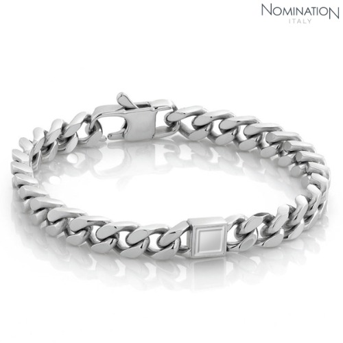 노미네이션 팔찌 BOND (본드) Bracelet in stainless steel LARGE 021953/001