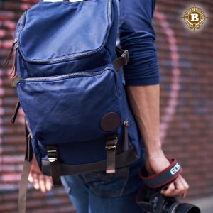 빌포드 Basic Backpack Navy Grid / 빌포드 베이직백팩