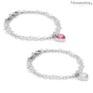 노미네이션 팔찌 LOVE CHIC (러브 시크) bracelet chain with 1 heart 043042(택1)