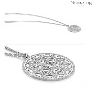 노미네이션 목걸이 PARADISO (파라디조) silver and CZ necklace (LONG) (Decorations) 025508/001