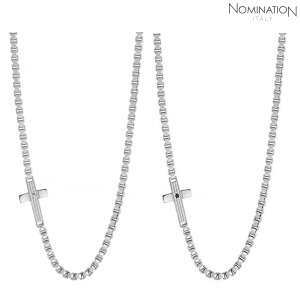 노미네이션 목걸이 MONTECARLO (몬테카를로) Cross necklace cubic zirconia 024327(택1)