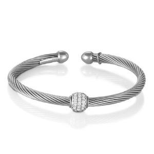 노미네이션 팔찌 ETERNITY (이터니티) bracelet Cubic Zirconia set in sterling silver 025012/001