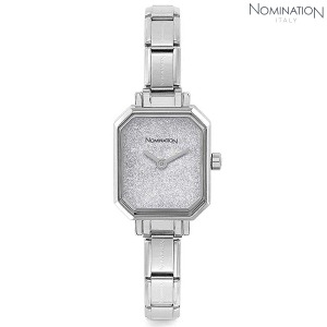 노미네이션 시계 PARIS (파리) Silver Ladies Watch (Silver Glitter) 076030/023