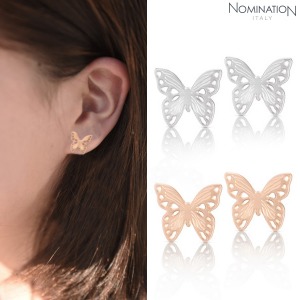 노미네이션 귀걸이 BUTTERFLY (버터플라이) earrings 021381(택1)