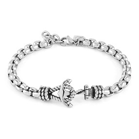 노미네이션 팔찌 B-YOND (비욘드) bracelet in steel with Anchor fastening 028930/022